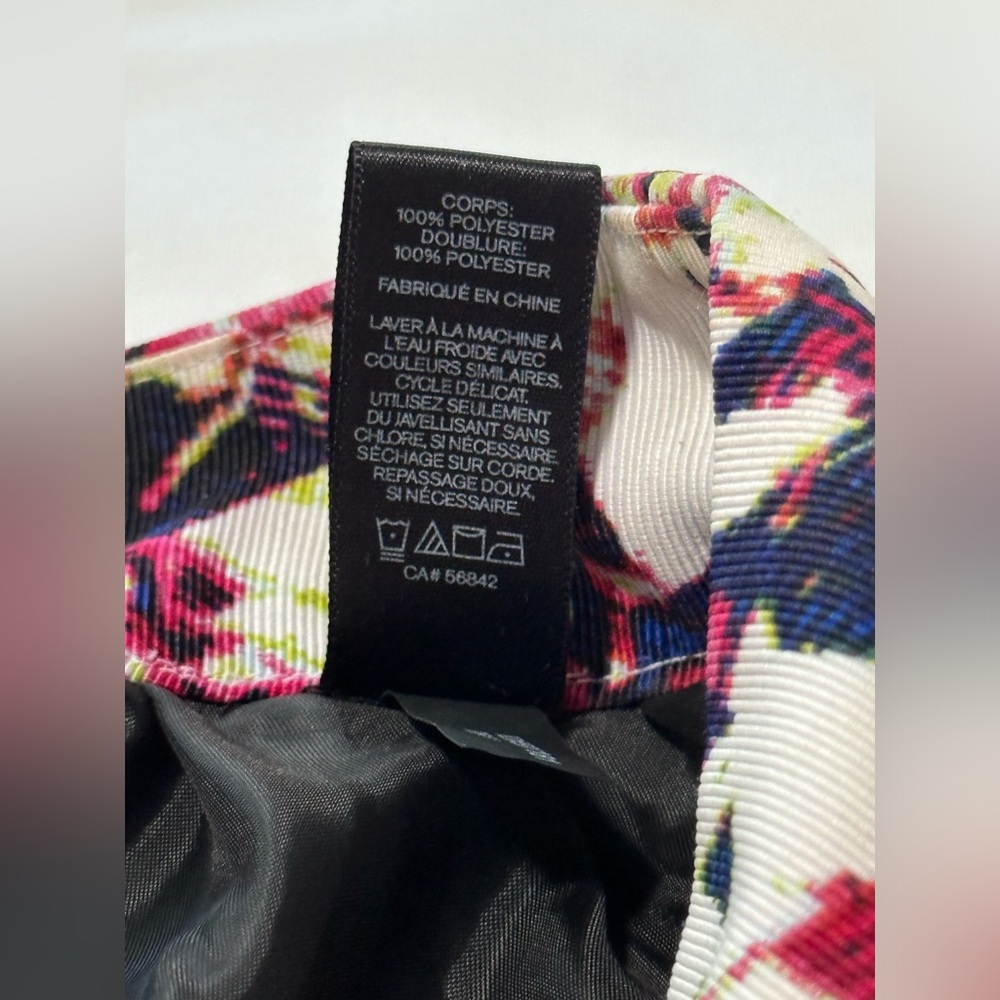 Express A-Line Pleated Floral Skirt-Size 4 - Picture 6 of 8